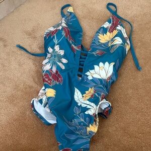 Floral one piece Swimwear